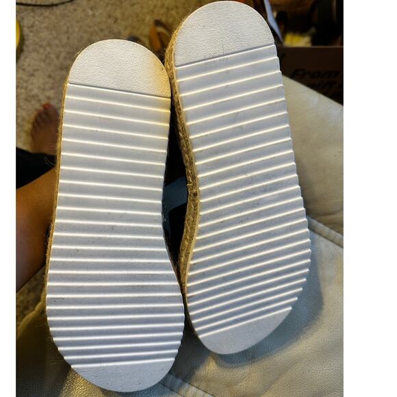 Torrid Black  Platform Sandals 10WW - Picture 6 of 8